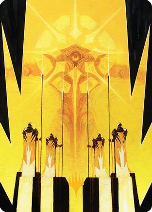 Hardlight Containment Art Card (Gold-Stamped Planeswalker Symbol) (AAEOE-004) - Art Series: Edge of Eternities