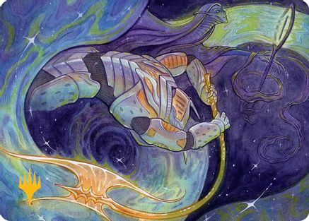 Seam Rip Art Card (Gold-Stamped Planeswalker Symbol) (AAEOE-006) - Art Series: Edge of Eternities