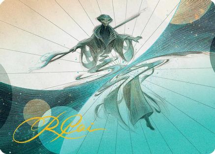 Weftwalking Art Card (Gold-Stamped Signature) (AAEOE-010) - Art Series: Edge of Eternities