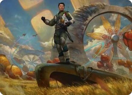 Galactic Wayfarer Art Card (AAEOE-021) - Art Series: Edge of Eternities