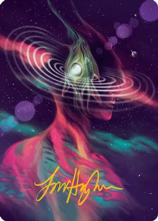 Terrasymbiosis Art Card (Gold-Stamped Signature) (AAEOE-041) - Art Series: Edge of Eternities