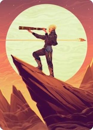 Sami, Wildcat Captain Art Card (AAEOE-037) - Art Series: Edge of Eternities