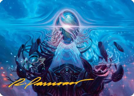 The Endstone Art Card (Gold-Stamped Signature) (AAEOE-028) - Art Series: Edge of Eternities