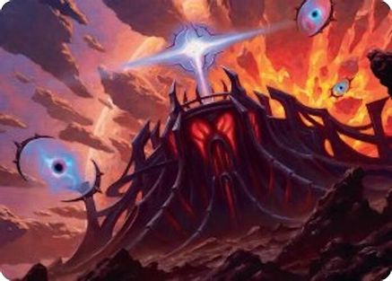 Secluded Starforge Art Card (AAEOE-032) - Art Series: Edge of Eternities