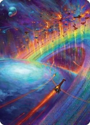 Cascading Cataracts Art Card (43/54) (AAEOE-043) - Art Series: Edge of Eternities