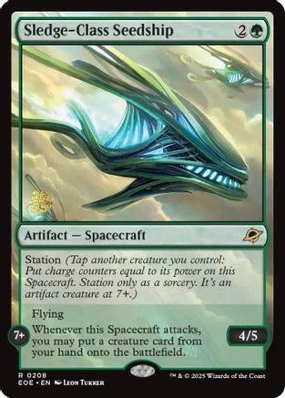 Sledge-Class Seedship (PRE-208) - Prerelease Cards Foil