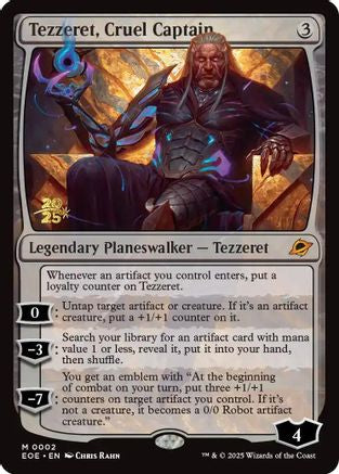 Tezzeret, Cruel Captain (PRE-002) - Prerelease Cards Foil