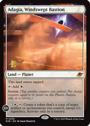 Adagia, Windswept Bastion (PRE-250) - Prerelease Cards Foil