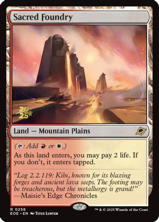 Sacred Foundry (PRE-256) - Prerelease Cards Foil