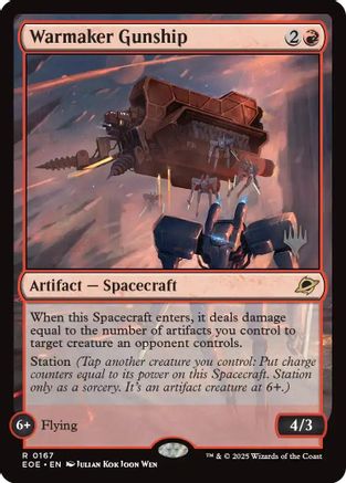 Warmaker Gunship (PPEOE-167) - Promo Pack: Edge of Eternities Foil