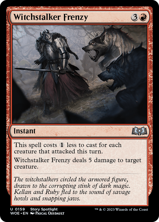 Witchstalker Frenzy (WOE-159) - Wilds of Eldraine