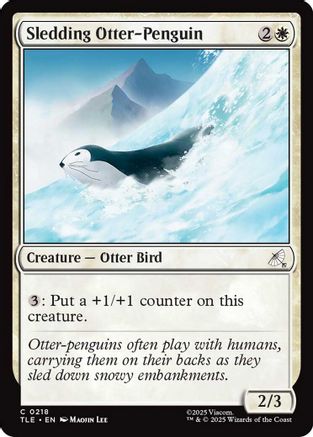 Sledding Otter-Penguin (TLE-218) - Avatar: The Last Airbender: Eternal-Legal