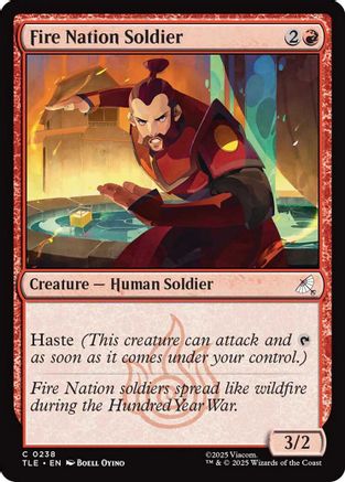 Fire Nation Soldier (TLE-238) - Avatar: The Last Airbender: Eternal-Legal