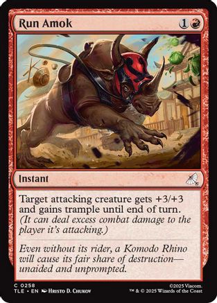 Run Amok (TLE-258) - Avatar: The Last Airbender: Eternal-Legal Foil