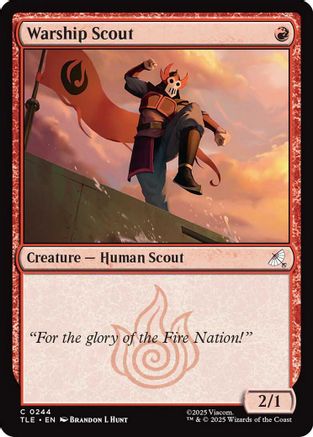 Warship scout (TLE-244) - Avatar: The Last Airbender: Eternal-Legal