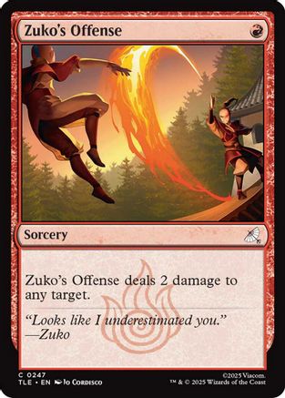 Zuko's Offense (TLE-247) - Avatar: The Last Airbender: Eternal-Legal