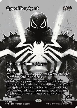 Opposition Agent (Borderless) (MAR-019) - Marvel Eternal-Legal