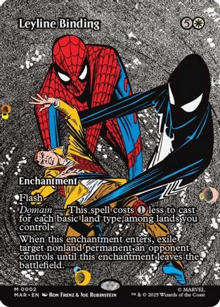 Leyline Binding (Borderless) (MAR-002) - Marvel Eternal-Legal Foil