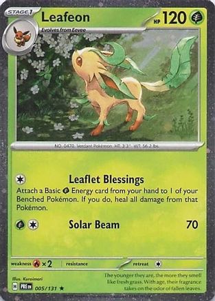 Leafeon 005/131  - Holofoil Miscellaneous Cards & Products - Rare