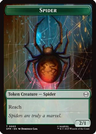 Spider // Food Double-Sided Token (SPM-3 // 5) - Marvel's Spider-Man