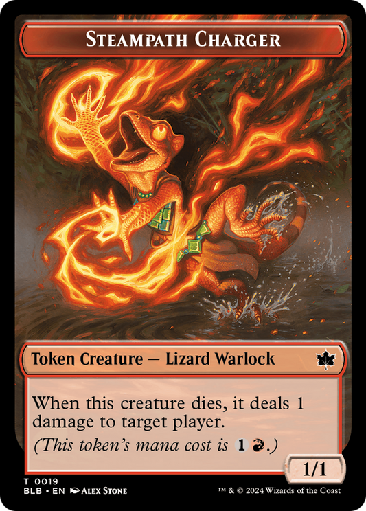 Steampath Charger (BLB-019) - Bloomburrow Tokens Foil