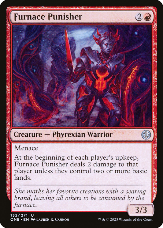 Furnace Punisher (ONE-132) - Phyrexia: All Will Be One Foil