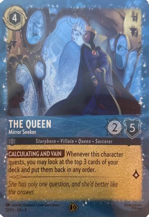 The Queen - Mirror Seeker (12) - Disney Lorcana Promo Cards Holofoil