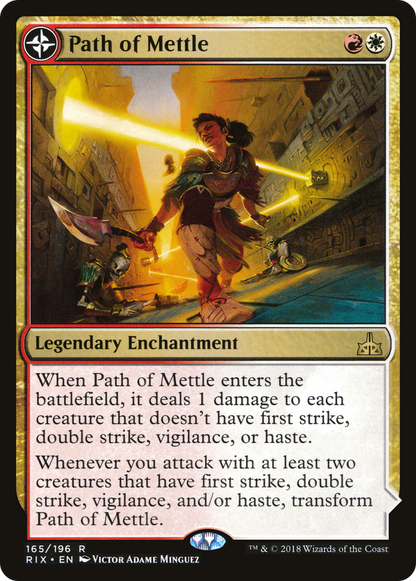 Path of Mettle (RIX-165) - Rivals of Ixalan: (compasslanddfc)