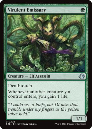 Virulent Emissary (ECL-202) - Lorwyn Eclipsed