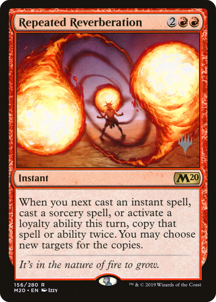 Repeated Reverberation (PPM20-156P) - Core Set 2020 Promos Foil