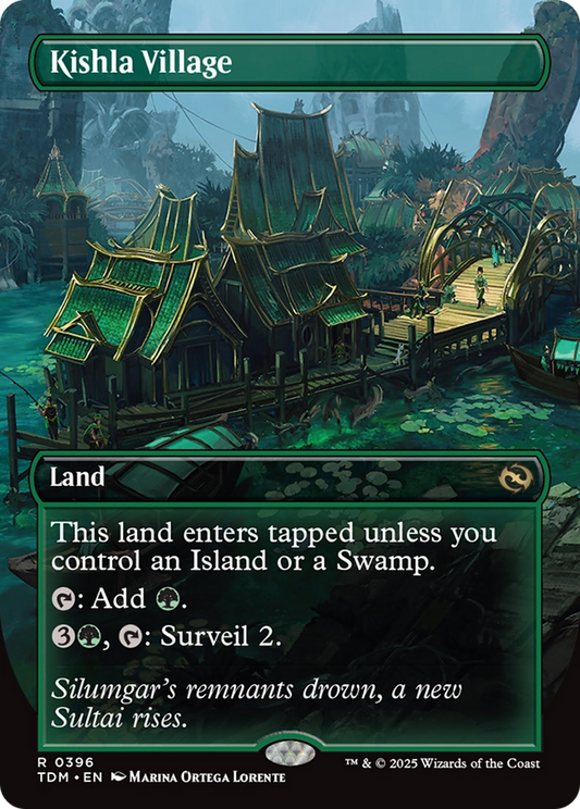 Kishla Village (TDM-396) - Tarkir: Dragonstorm (Borderless)