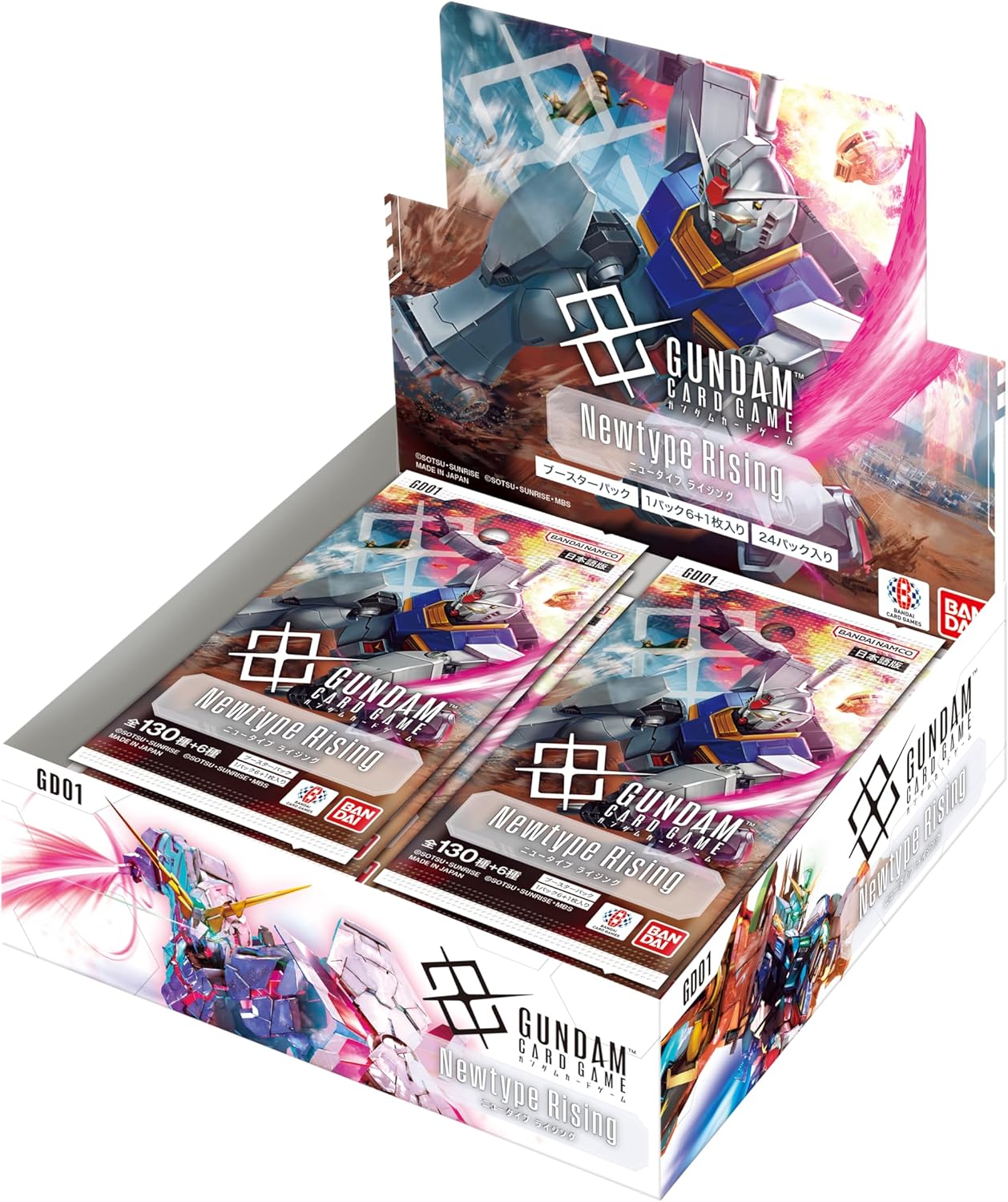 Gundam Card Game: Booster Display - Newtype Rising [GD01] English