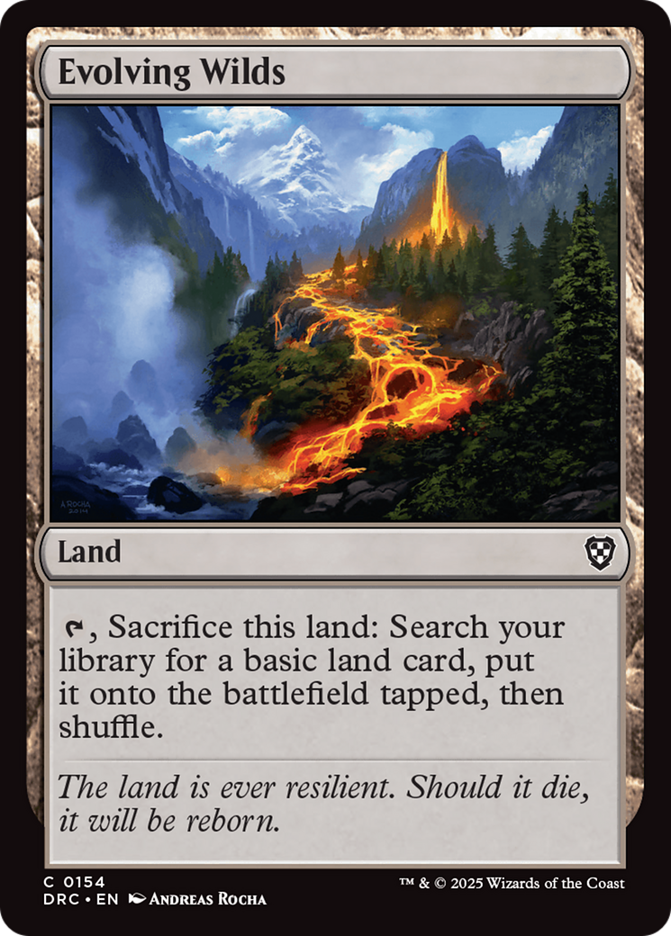 Evolving Wilds (DRC-154) - Commander: Aetherdrift
