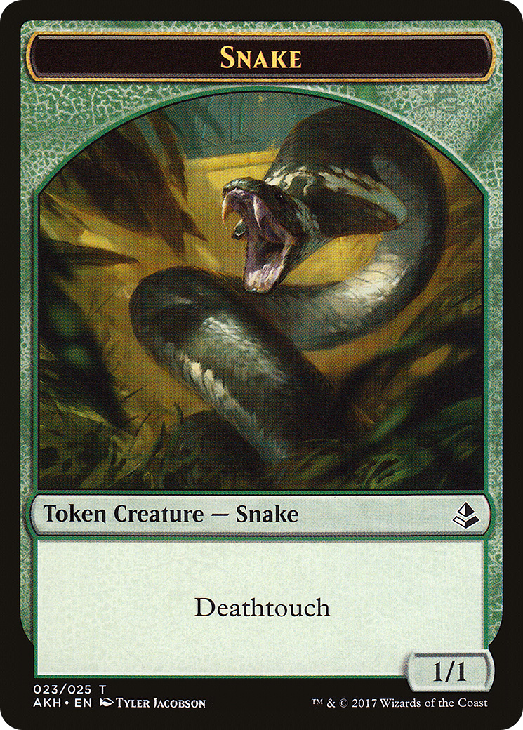 Snake Token (AKH-023) - Amonkhet Tokens Foil