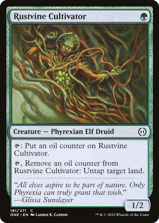 Rustvine Cultivator (ONE-181) - Phyrexia: All Will Be One Foil