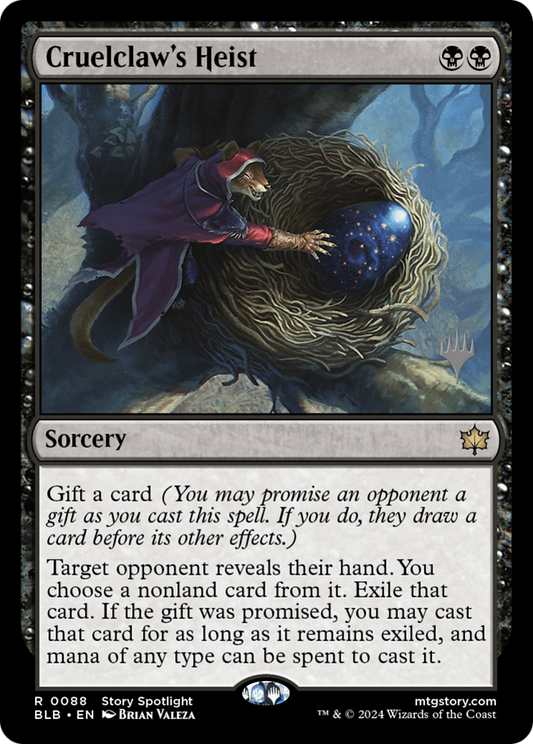 Cruelclaw's Heist (PPBLB-088) - Bloomburrow Promos Foil