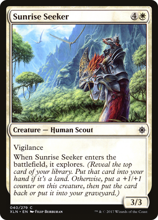 Sunrise Seeker (XLN-040) - Ixalan Foil