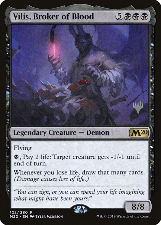 Vilis, Broker of Blood (PPM20-122) - Core Set 2020 Promos Foil