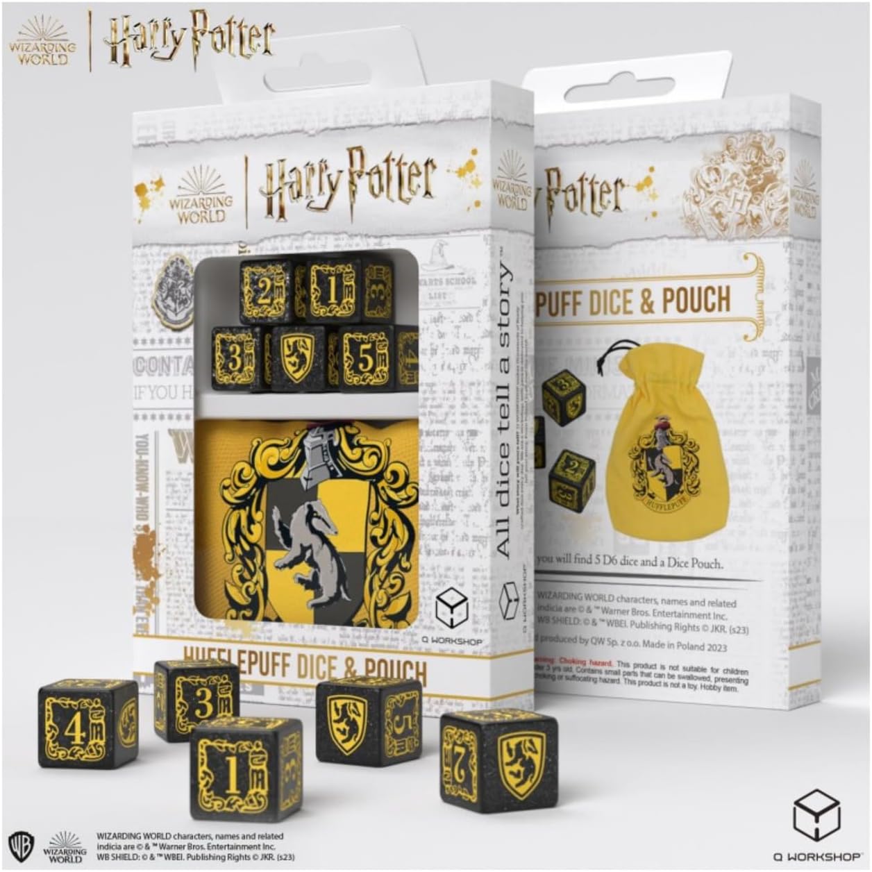 Q Workshop - Harry Potter Dice and Pouch Set