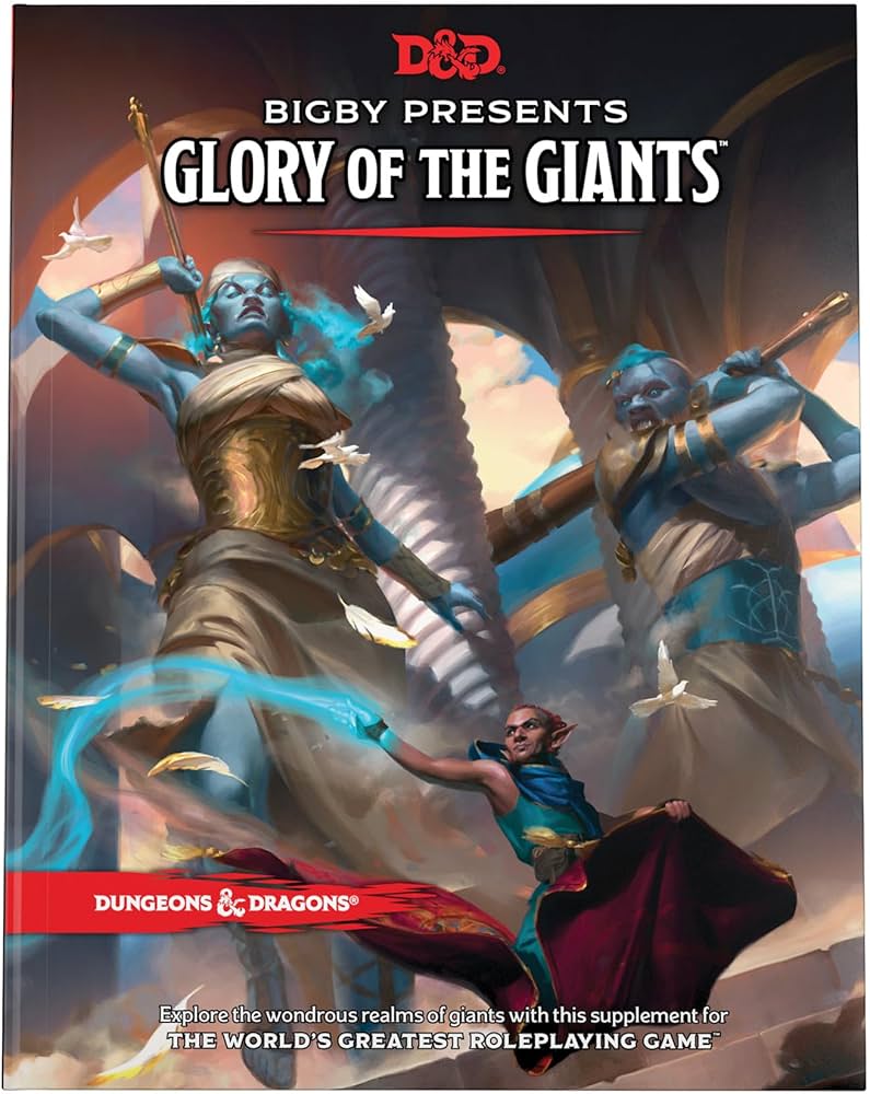D&D Bigby Presents: Glory of The Giants RPG Hard Cover Book
