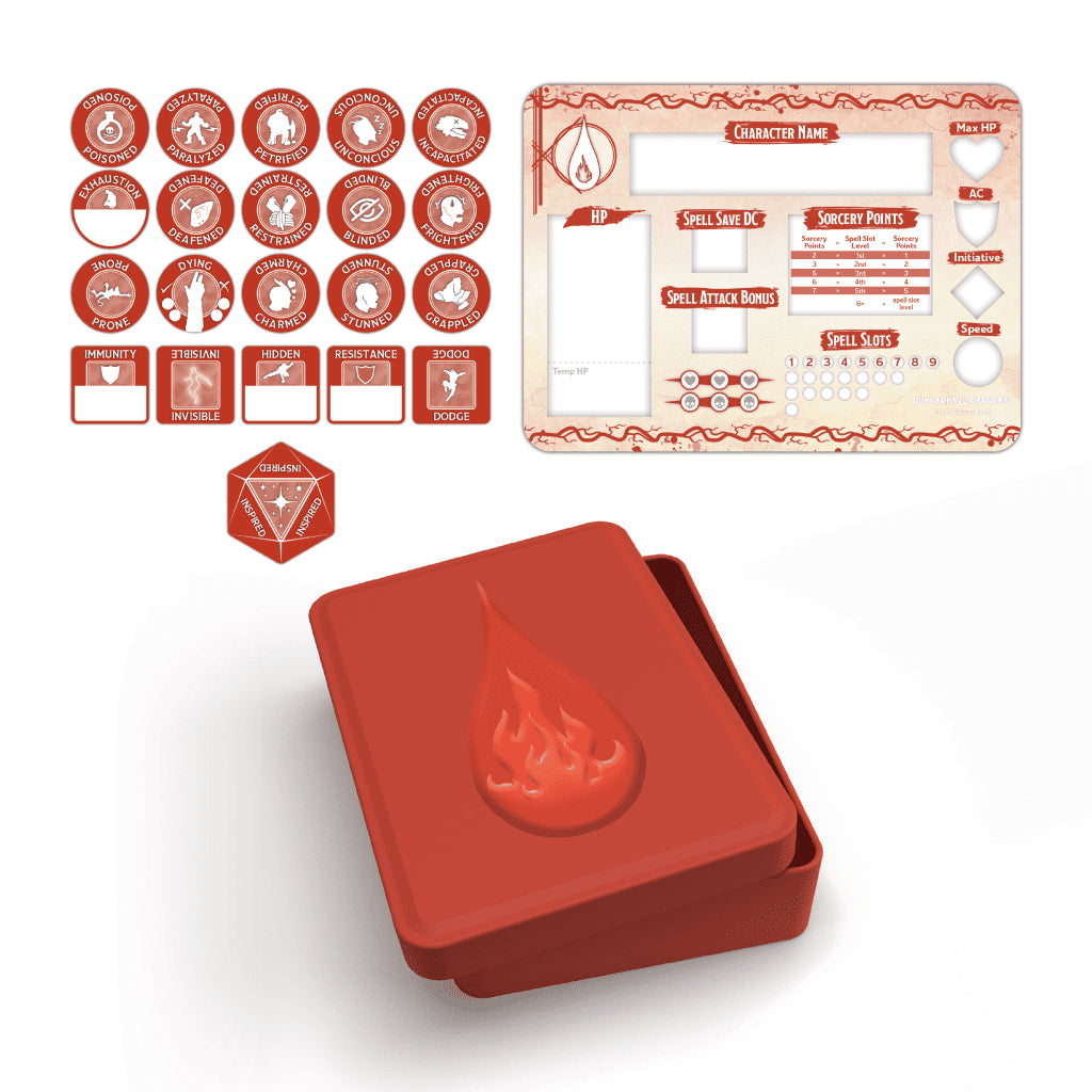 D&D: Class Token Set – Sorcerer