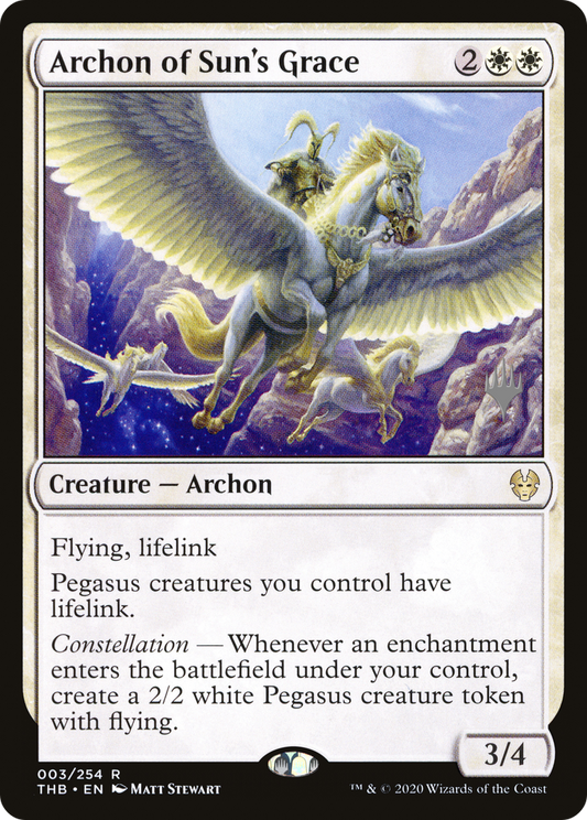Archon of Sun's Grace (PPTHB-003) - Theros Beyond Death Promos