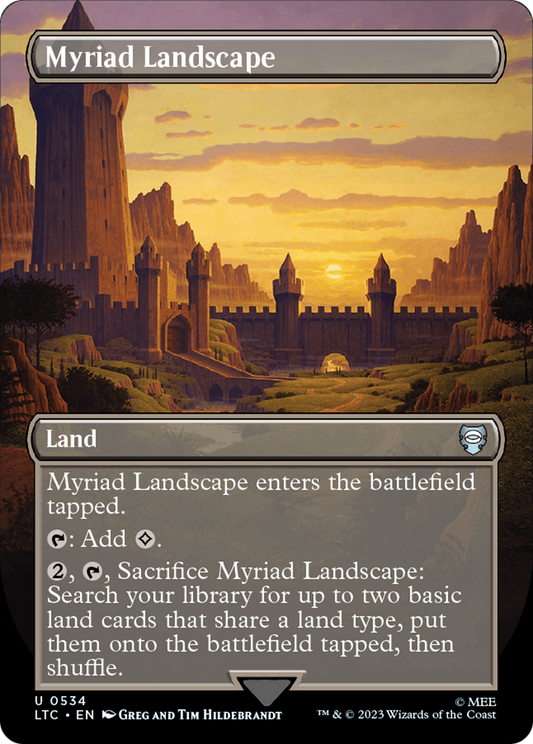Myriad Landscape (Borderless) (LTC-534) - Tales of Middle-earth Commander (Borderless)
