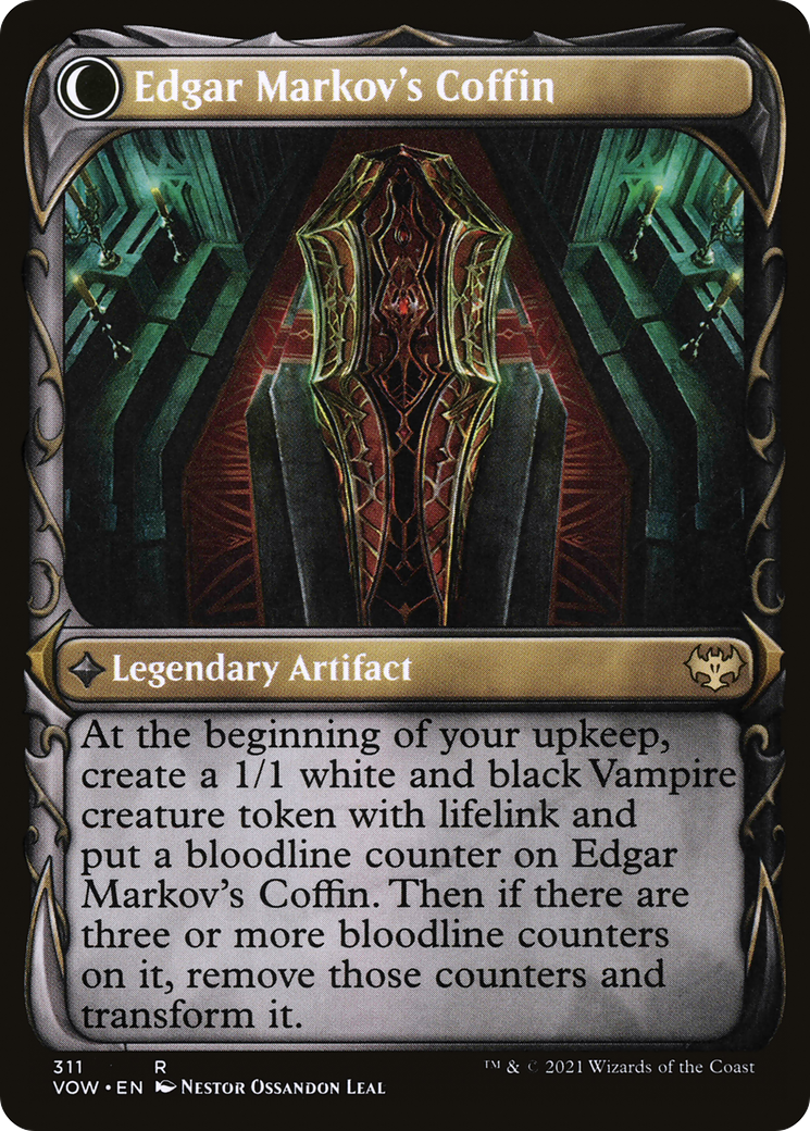 Edgar, Charmed Groom (Showcase) (VOW-311) - Innistrad: Crimson Vow: (Showcase, Double Faced Transform)