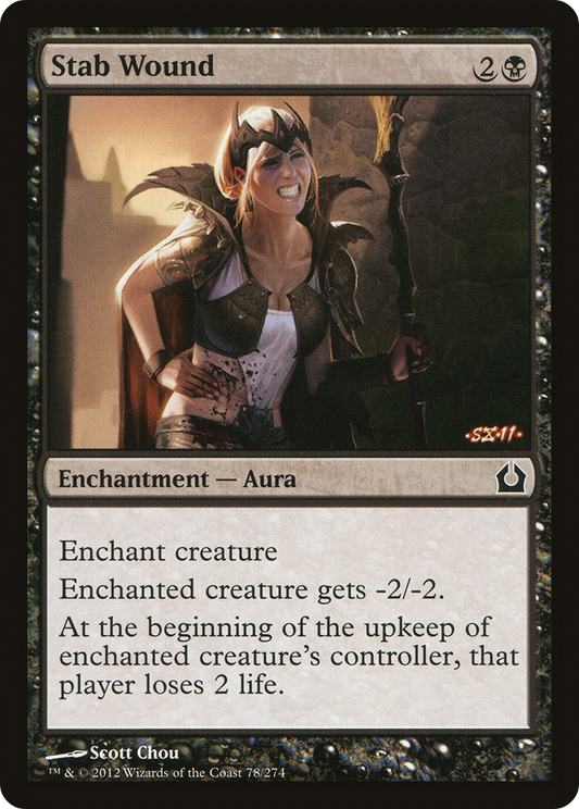 Stab Wound (RTR-078) - Return to Ravnica Foil