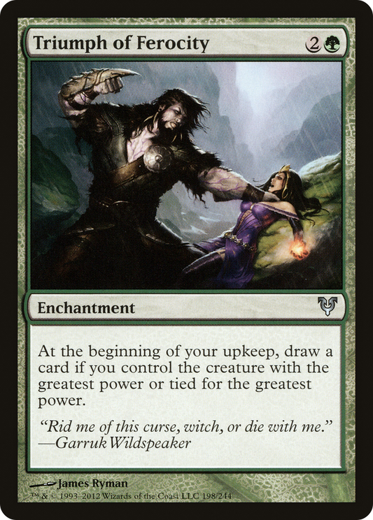 Triumph of Ferocity (AVR-198) - Avacyn Restored Foil