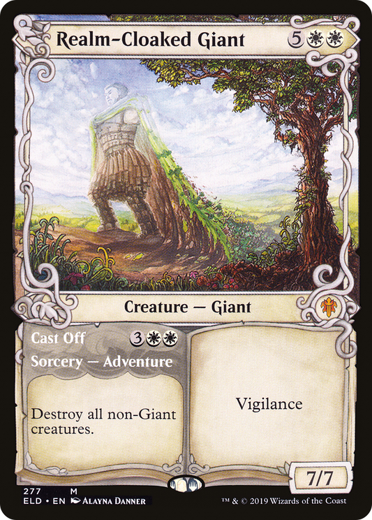 Realm-Cloaked Giant (Showcase) (ELD-277) - Throne of Eldraine: (Showcase) Foil