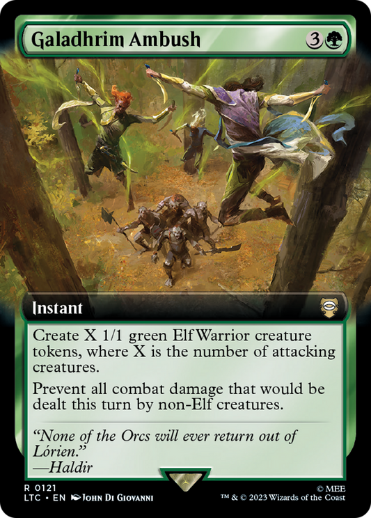 Galadhrim Ambush (Extended Art) (LTC-121) - Tales of Middle-earth Commander: (Extended Art)
