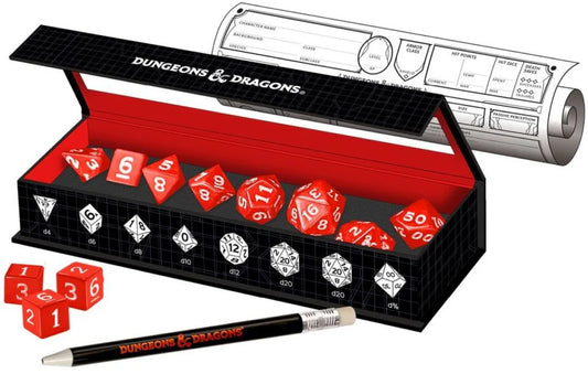 Sirius Dice D&D New Adventurer Dice Set Red Dice