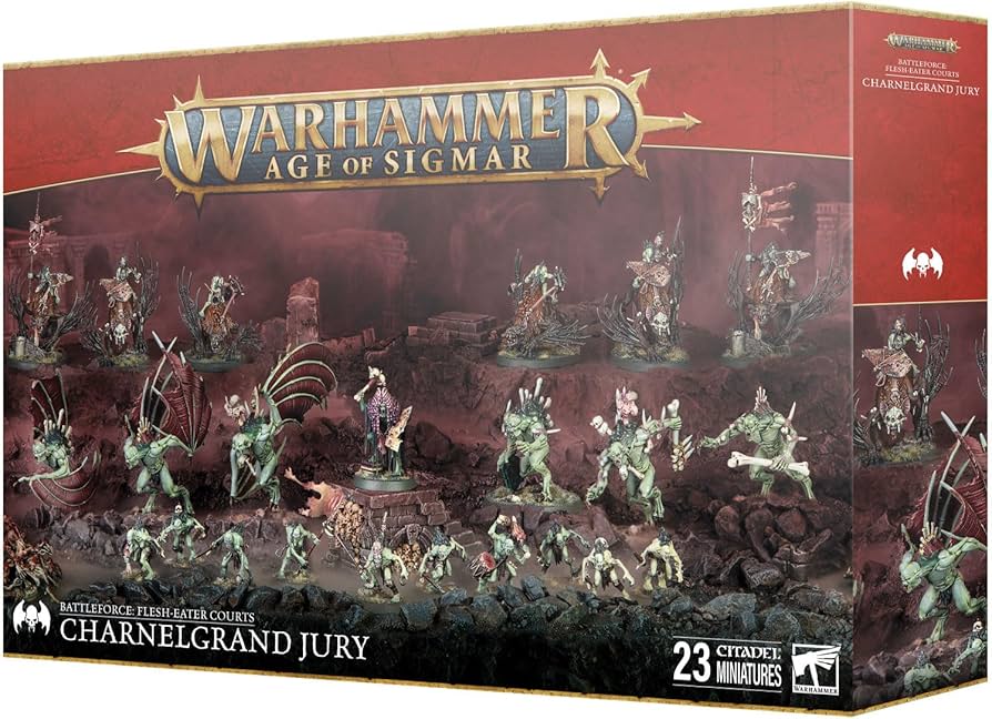 Warhammer Age of Sigmar Battleforce Flesh eater courts Charnelgrand Jury 91-68
